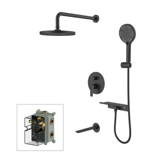 Душевая система Milardo Dale DALBL03M68 встраиваемая в стену