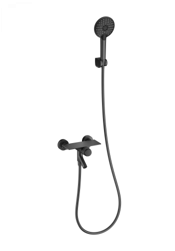 Смеситель для ванны Wonzon & Woghand WW-FE05L221-BGG настенный графит