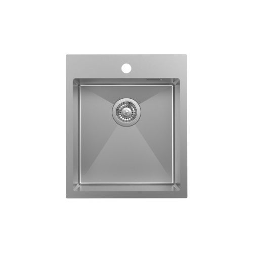 Кухонная мойка IDDIS Haze HAZ43S0i77 43х51 цвет сатин поверхность матовая