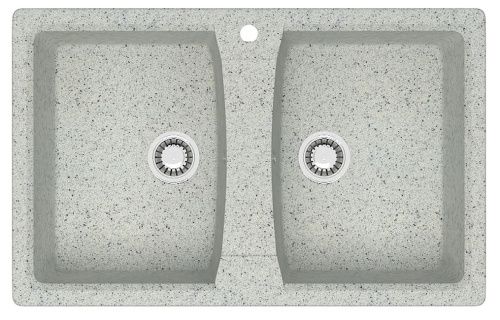 Кухонная мойка Azario Elmas CS00078335 78х50 цвет светло-серый