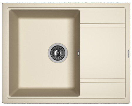Кухонная мойка Florentina Липси 650 20.125.C0650.201 65х51 цвет белый поверхность матовая