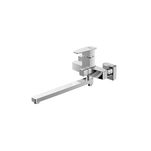 Смеситель для ванны Bravat Riffle F672106C-L настенный хром