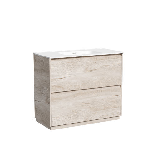 Тумба под раковину Sancos Libra Floor LB100FEG 99х45х84 напольная цвет дуб галифакс натуральный