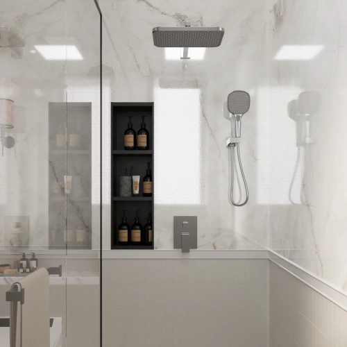 Душевая система Veconi AVELLA AV-410-C-C4 встраиваемая в стену