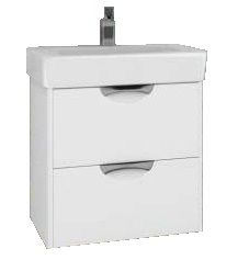 Тумба под раковину Aquaton Сильва 1A211801SIW70 54х40х56 подвесная цвет дуб полярный