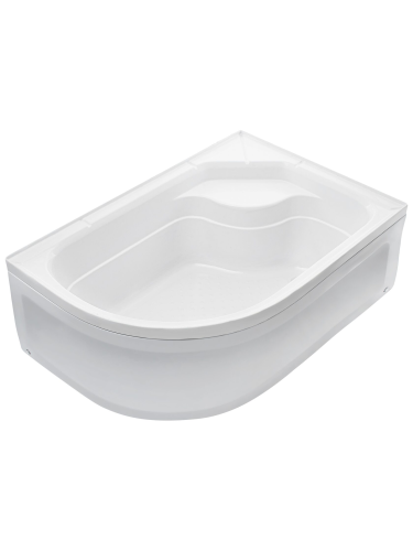 Душевой поддон WEMOR 100/80/44 R (10000006114) 100х80 акрил белый с каркасом