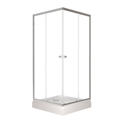 Душевой уголок Тритон Вента Щ0000049616 90х90 стекло прозрачное профиль хром с поддоном