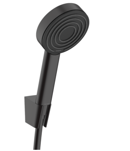 Душевой гарнитур Hansgrohe 24301670 настенный черный матовый