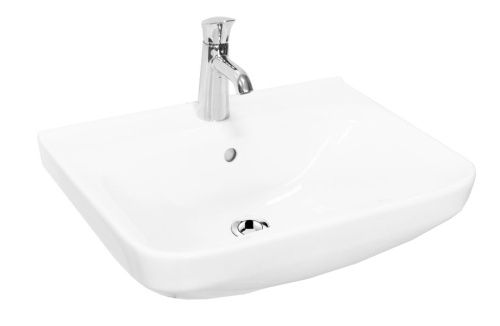 Раковина керамическая Sanita Luxe Next WB.PD/Next/60-C/WHT.G/S1 60х46 подвесная цвет белый 1 отверстие под смеситель