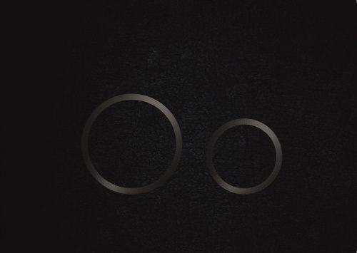 Клавиша смыва механическая KK POL AQUAFIORI SFERA 350/AFS/055-00-00 цвет черный матовый