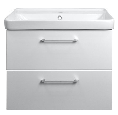 Тумба с раковиной Azario Ника CS00080144 70х47х56 подвесная цвет белый матовый
