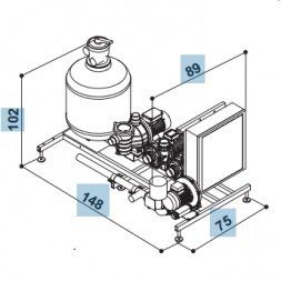 Нагреватель Spa Pack Jacuzzi 94428710 3Kw, фильтр,насос