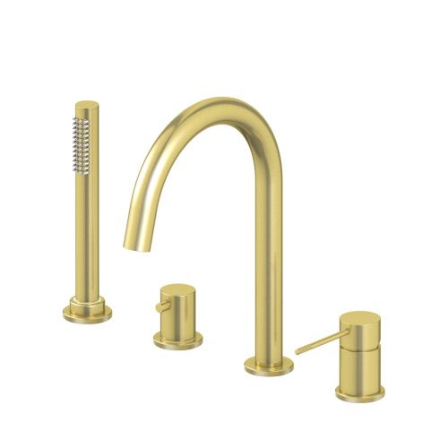 Смеситель Timo Saona 2320/17Y на борт ванны золото