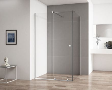 Душевой уголок Cezares STREAM STREAM-AH-1-120/100-C-Cr 120х100 стекло прозрачное профиль хром глянцевый без поддона