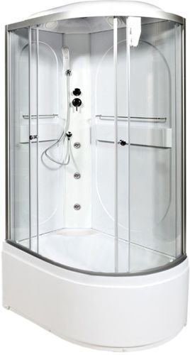 Душевая кабина AvaCan L620LGM 120х80 асимметричная с крышей ориентация левая