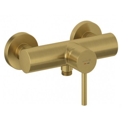 Смеситель Kludi BOZZ 38831N076 настенный золото брашированное/шлифованное