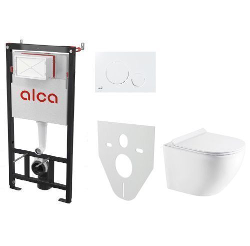 Комплект унитаз с инсталляцией  Azario  AM101/1120-4:1 RU M670-0001+AZ-2003