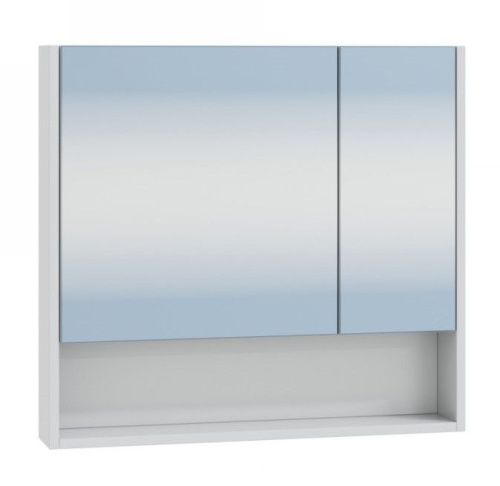 Зеркало-шкаф СанТа Сити 700352 70х12х65 подвесной цвет белый