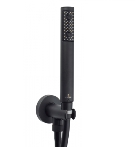 Душевой гарнитур Bossini ZEN C12002C.073 настенный черный матовый