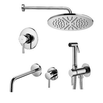 Душевая система Paffoni Light KITZLIG011CR006 встраиваемая в стену