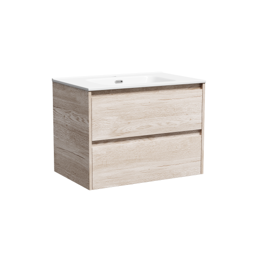 Тумба под раковину Sancos Libra LB70EG 69х45х50 подвесная цвет дуб галифакс натуральный