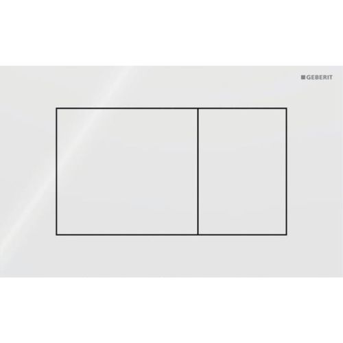 Клавиша смыва механическая Geberit Sigma 115.629.SI.1 цвет белый глянцевый