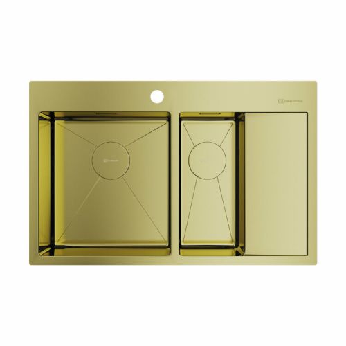 Кухонная мойка Omoikiri Akisame 4973087 78х51 цвет светлое золото