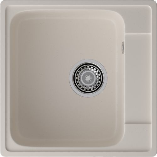 Кухонная мойка Granfest Quarz 48 белый 48х48 цвет белый поверхность матовая