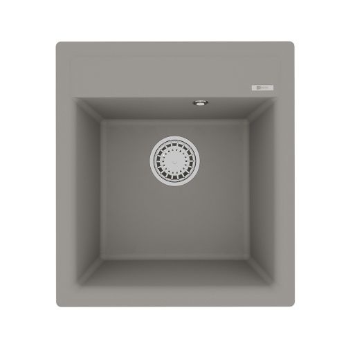 Кухонная мойка LeMark Hanka 450 9910009 45х50 цвет серый поверхность матовая