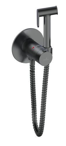 Гигиенический душ со смесителем AltroBagno BM AltroBagnoOggetto060404GM оружейная сталь