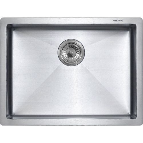 Кухонная мойка Melana ProfLine MLN-R5844H 58х44 цвет сатин поверхность матовая