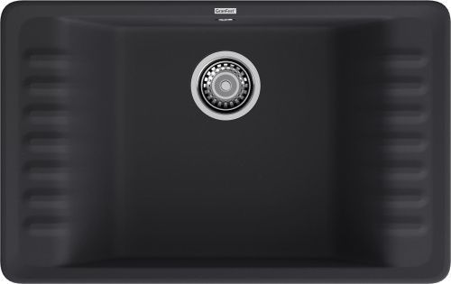 Кухонная мойка Granfest Quarz 71 черный 75х48 цвет черный поверхность матовая