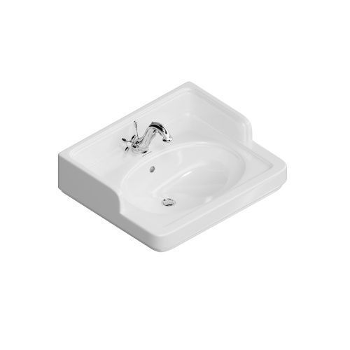 Раковина керамическая Kerama Marazzi POMPEI PO.wb.60 60х50 подвесная цвет белый 1 отверстие под смеситель