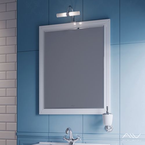 Зеркало в ванную Alavann Classic ALV0722001 60х80 цвет белый