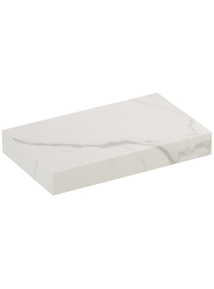 Столешница Velvex UNIT st.UNI.80-630 80х50х11 подвесная цвет белый мрамор