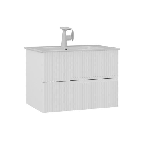 Тумба с раковиной Orka Moonlight 5001491 71х51х51 цвет белый матовый