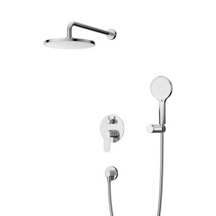 Душевая система Cezares STYLUS STYLUS-DSET-01 встраиваемая цвет хром