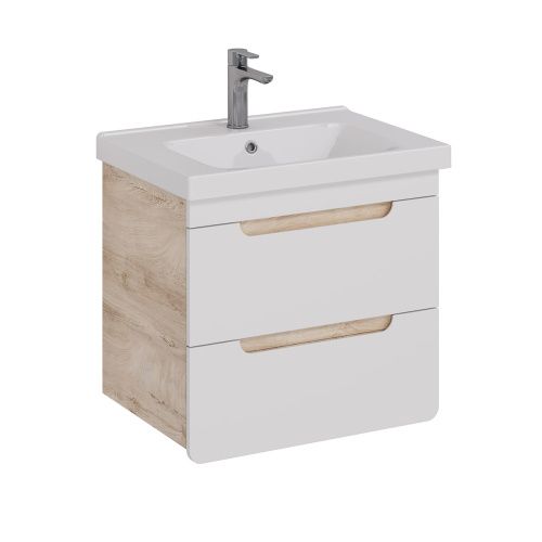 Тумба под раковину LeMark Olivia LM08OL65T 61х45х54 подвесная цвет белый