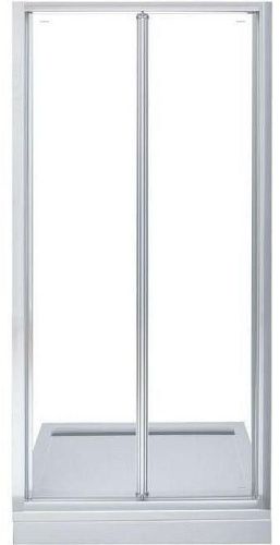 Душевая дверь Aquanet Alfa NAA6422-80 80х200 стекло прозрачное профиль хром глянцевый