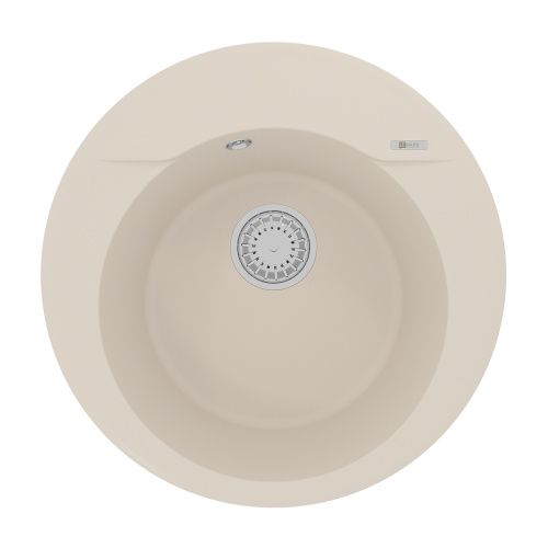 Кухонная мойка LeMark Sula 500 9910006 50х50 цвет бежевый поверхность матовая