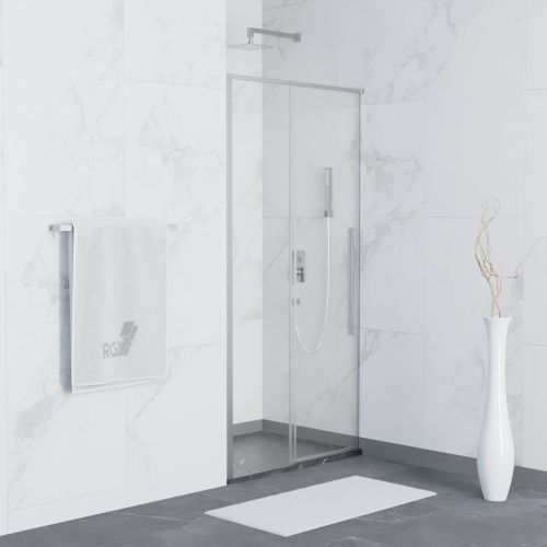 Душевая дверь RGW Stilvoll 32321214-11 140х195 стекло прозрачное профиль хром глянцевый