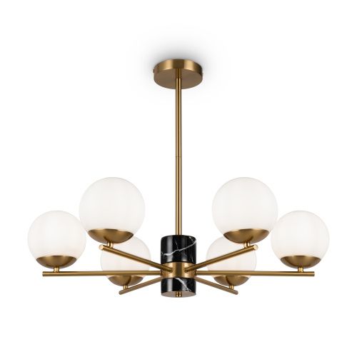 Люстра на штанге Freya Marble Modern FR5230PL-06BS