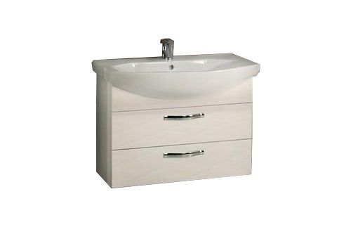 Тумба под раковину Aquaton Ария 1A140801AA010 76х31х54 подвесная цвет белый