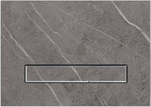 Клавиша смыва механическая KK POL Vitrum Grande V1 350/PPK/413-00-03 цвет серый