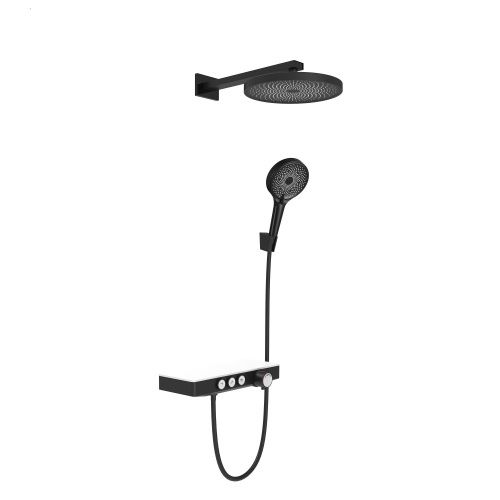 Душевая система Berges Morans 075004 встраиваемая в стену цвет черный матовый