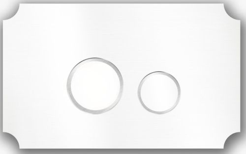 Клавиша смыва механическая KK POL AQUAFIORI VINTAGE 350/AFV/077-10-00 цвет белый матовый