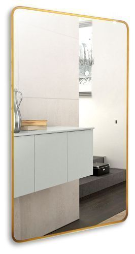 Зеркало в ванную Azario INCANTO LED-00002558 60х100 цвет золото