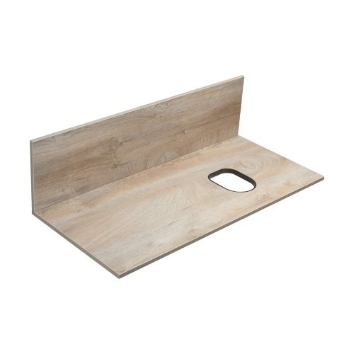 Столешница Aquaton Мишель 1A277103MIX40 100х46 накладная цвет дуб эндгрейн