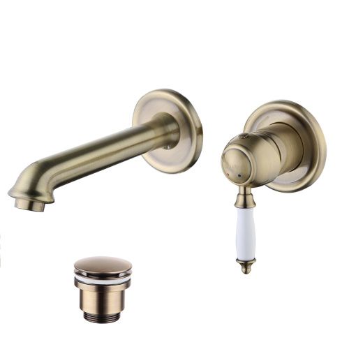 Смеситель LeMark Villa LM4826B настенный бронза