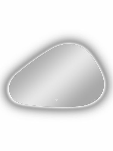 Зеркало в ванную Континент Voyage ЗЛП616 100х70 цвет белый